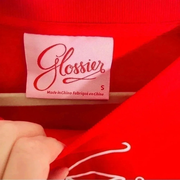 Glossier G Pal Graphic Crew Neck Sweatshirt - Picture 4 of 7